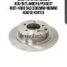 Диск торм. mitsubishi asx/outlander ii/peugeot 4007/4008 зад.(d302mm/h60mm) kd0232 kortex