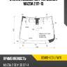 Стекло лобовое датчик дождя mazda 2 07-15 xyg demio-vcs lfw/x