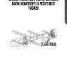 Сайлентблок муфты карданного вала (комплект) 6 pcs febest tab428