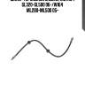 Шланг тормозной задний, mb x164 gl320-gl500 06-/w164 ml280-ml500 05-