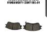 Колодки тормозные перед hyundai hd65 ctr gk0482
