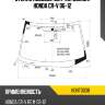 Стекло лобовое датчик дождя honda cr-v 06-12 kmk hont0038