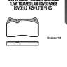 1200 00 fdb1877 колодки дисковые п., vw touareg, land rover range rover 3.2-4.2i/3.0tdi v6 05-