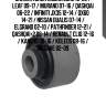 Сайлентблок nissan juke 10-20 / leaf 09-17 / murano 07-16 / qashqai 06-22 / infiniti jx35 12-14 / qx60 14-21 / nissan dualis 07-14 / elgrand 02-10 / pathfinder 12-21 / qashqai+2 08-14 / renault clio 12-16 / kangoo 08-16 / koleos 08-16 / megane 02-09