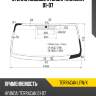 Стекло лобовое hyundai terracan 01-07 xyg terracan lfw/x