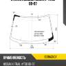 Стекло лобовое nissan x-trail 00-07 fuyao 6018agngy