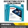 Синтетическое моторное масло hightec multi formula sae 5w-40 4л. rowe 20138004099