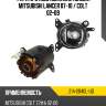 Фара противотуманная слева mitsubishi lancer 07-10  depo 214-2040l-uq