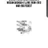 Сайлентблок задн подвески nissan qashqai+2 jj10e 2008-2013 nab-266 febest