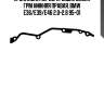 Прокладка перед. крышки блока грм нижняя правая, bmw e36/e39/e46 2.0-2.8 95-01