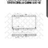 Радиатор системы охлаждения, toyota corolla/carina 1.6 87-92