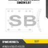 Накладка тормозная задняя sangsin sl017
