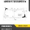 Стекло лобовое mini clubman cooper 08-14  xyg mini-2d- lfw/w/x