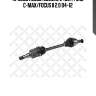 Привод левый 586mm, 24857, ford c-max/focus ii 2.0 04-12