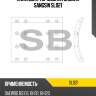 Накладка тормозная задняя sangsin sl021