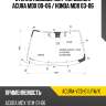 Стекло лобовое датчик дождя acura mdx 00-06  xyg acura-vcs-01 lfw/x
