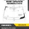 Стекло лобовое датчик дождя agc 8612agsmvz95