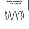 Пружина передняя 40 156 74, mitsubishi outlander ii 2.4/2.0d/2.2d 4wd 06-