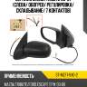 Зеркало mazda tribute 00-07 слева sat st-mzf1-940-2