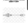 Привод правый 765mm, 24162, dacia logan 1.4-1.6i 04-