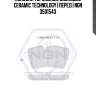 Колодки тормозные дисковые ceramic technology | перед | ngn 3501543