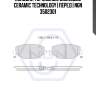 Колодки тормозные дисковые ceramic technology | перед | ngn 3502301