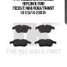 К-кт подшипника ступицы передней, ford focus/c-max/kuga/transit 1.0-2.5i/1.6-2.0d 10-