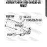 Отбойник амортизатора задний nissan avenir w11 1998-2005 nd-w11 febest