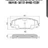 Колодки тормозные перед toyota rav4 05- sat st-04465-yzzdy