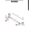 Сайлентблоки задние geely 1064001664