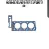 Прокладка гбц (0.6mm) левая, mb w203/cl203/w211/r171 3.5 v6 m272 04-