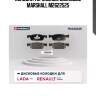Колодки тормозные дисковые marshall m2622525