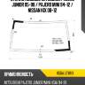 Стекло лобовое mitsubishi pajero junior 95-98  xyg h56a lfw/x