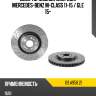 Диск тормозной спереди mercedes-benz m-class 11-15  brembo 09.a958.21