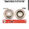 Диск тормозной передний suzuki grand vitara ii (jt) df7371s trw