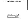 Прокладка клапанной крышки!\ ford focus 1.6 hxda 04>