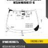 Стекло лобовое датчик дождя nissan murano 07-16 xyg fw02915 lfw/x