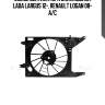 Кожух вентилятора охлаждения, lada largus 12-, renault logan 08- а/с