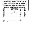 Радиатор охлаждения /autoleader для volkswagen polo 2010-, audi a1 2010-, seat ibiza 2008, skoda fabia, roomster 2010- /без крышки  vw-polo-1223 6r0121253 6rf121253