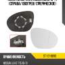 Полотно зеркала nissan juke 10-14 справа sat st-121-0090