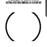 Прокладка термостата, opel astra/vectra/omega 1.8-2.0 88-99