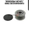 Обгонная муфта генератора nissan qashqai/juke/note/ renault duster kap018 kortex