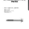 Болт подвески (комплект) | перед прав/лев |