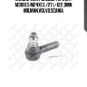 Наконечник рулевой тяги lht m30x1.5 m24x1.5 /27 l=122 ,omn mb,man,volvo,scania
