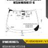 Стекло лобовое датчик дождя nissan murano 07-16 sat spg-6051agnblmvw lfw/x