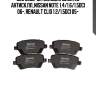 998 000b-sx колодки диск.п.c антиск.пл.,nissan note 1.4/1.6/1.5dci 06-, renault clio 1.2/1.5dci 05-