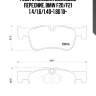 P06078 колодки дисковые передние, bmw f20/f21 1.4/1.6/1.4d-1.8d 10-