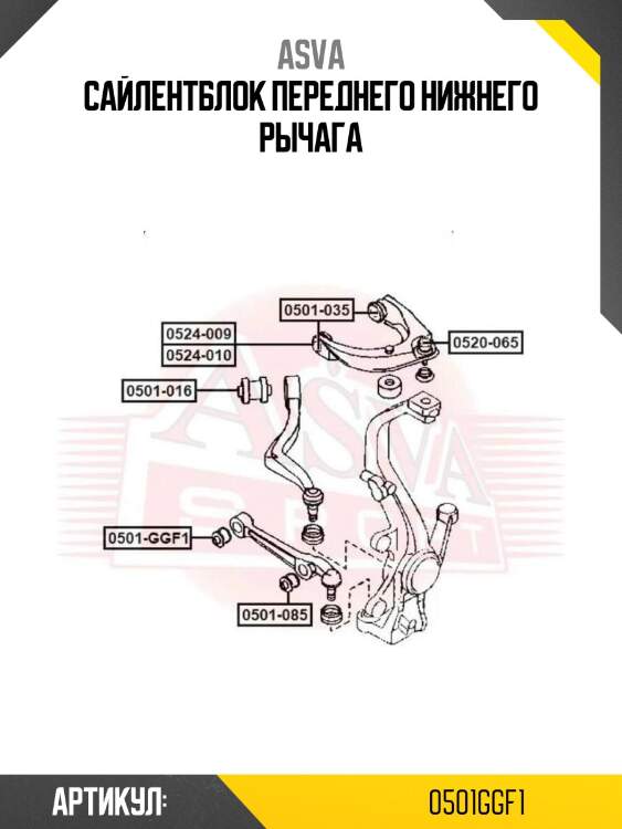 Сайлентблок переднего нижнего рычага