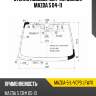 Стекло лобовое датчик дождя mazda 5 04-11 xyg mazda-5-l-vcps lfw/x