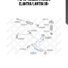 Рычаг левый, hyundai elantra/lantra 00-